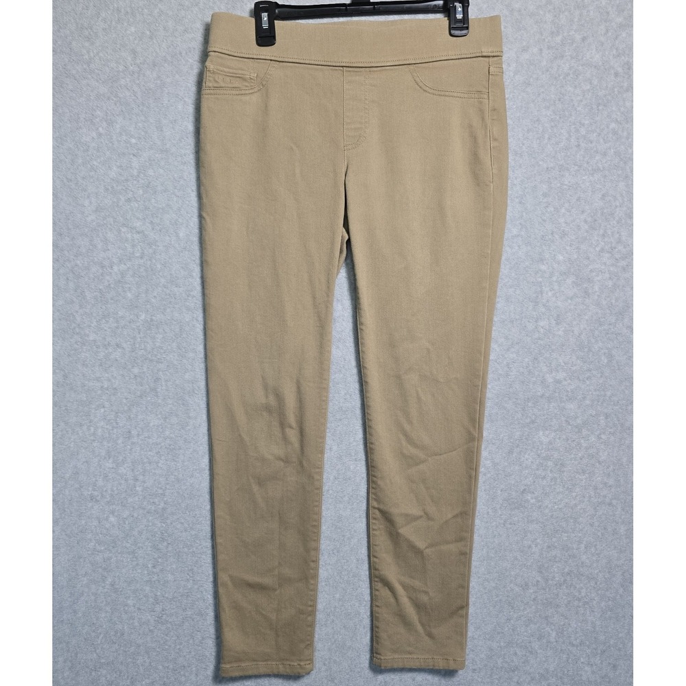 Lauren Jeans Co Women Size 8 Modern Legging Jegging Pull On Stretch Tan Jeans